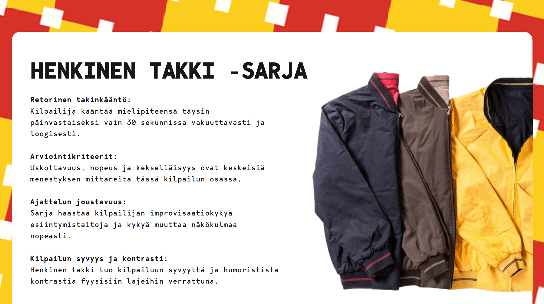 Henkinen Takki -sarja